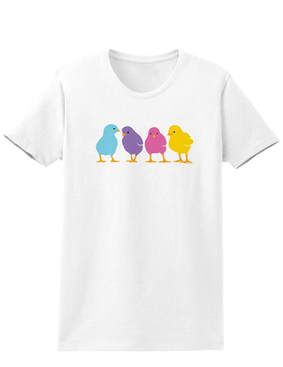 Cute Chicks Womens T-Shirt-Womens T-Shirt-TooLoud-White-X-Small-Davson Sales