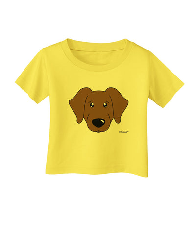 Cute Chocolate Labrador Retriever Dog Infant T-Shirt by TooLoud