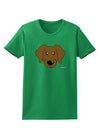 Cute Chocolate Labrador Retriever Dog Womens Dark T-Shirt by TooLoud-Womens T-Shirt-TooLoud-Kelly-Green-X-Small-Davson Sales