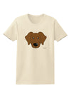 Cute Chocolate Labrador Retriever Dog Womens T-Shirt by TooLoud-Womens T-Shirt-TooLoud-Natural-X-Small-Davson Sales