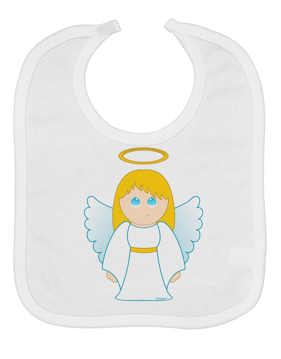 Cute Christmas Angel Girl Baby Bib