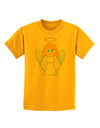 Cute Christmas Angel Girl Childrens T-Shirt-Childrens T-Shirt-TooLoud-Gold-X-Small-Davson Sales