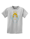 Cute Christmas Angel Girl Childrens T-Shirt-Childrens T-Shirt-TooLoud-AshGray-X-Small-Davson Sales