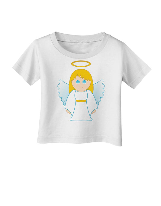 Cute Christmas Angel Girl Infant T-Shirt-Infant T-Shirt-TooLoud-White-06-Months-Davson Sales