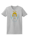 Cute Christmas Angel Girl Womens T-Shirt-Womens T-Shirt-TooLoud-AshGray-X-Small-Davson Sales