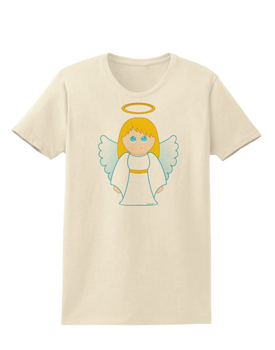 Cute Christmas Angel Girl Womens T-Shirt-Womens T-Shirt-TooLoud-Natural-X-Small-Davson Sales