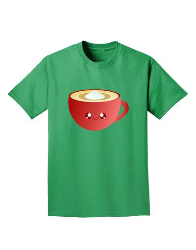 Cute Christmas Drink Eggnog Adult Dark T-Shirt-Mens T-Shirt-TooLoud-Kelly-Green-Small-Davson Sales