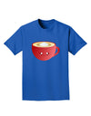 Cute Christmas Drink Eggnog Adult Dark T-Shirt-Mens T-Shirt-TooLoud-Royal-Blue-Small-Davson Sales