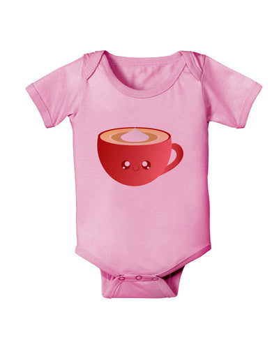 Cute Christmas Drink Eggnog Baby Romper Bodysuit-Baby Romper-TooLoud-Light-Pink-06-Months-Davson Sales