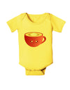 Cute Christmas Drink Eggnog Baby Romper Bodysuit-Baby Romper-TooLoud-Yellow-06-Months-Davson Sales