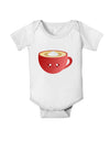 Cute Christmas Drink Eggnog Baby Romper Bodysuit-Baby Romper-TooLoud-White-06-Months-Davson Sales