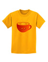 Cute Christmas Drink Eggnog Childrens T-Shirt-Childrens T-Shirt-TooLoud-Gold-X-Small-Davson Sales