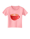 Cute Christmas Drink Eggnog Toddler T-Shirt-Toddler T-Shirt-TooLoud-Candy-Pink-2T-Davson Sales