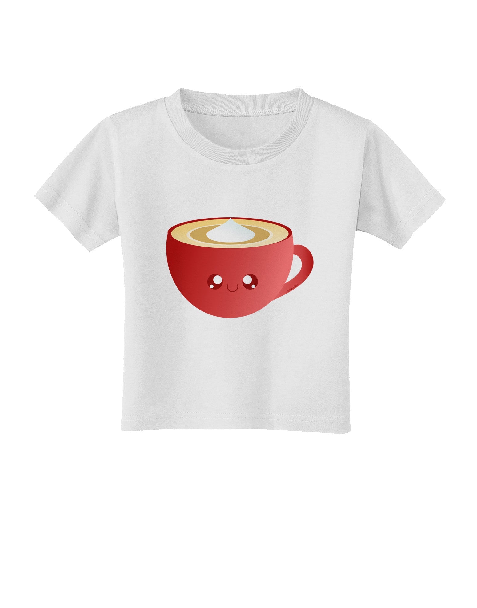 Cute Christmas Drink Eggnog Toddler T-Shirt-Toddler T-Shirt-TooLoud-White-2T-Davson Sales