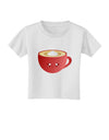 Cute Christmas Drink Eggnog Toddler T-Shirt-Toddler T-Shirt-TooLoud-White-2T-Davson Sales