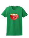 Cute Christmas Drink Eggnog Womens Dark T-Shirt-TooLoud-Kelly-Green-X-Small-Davson Sales