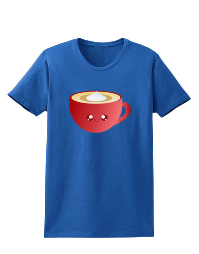 Cute Christmas Drink Eggnog Womens Dark T-Shirt-TooLoud-Royal-Blue-X-Small-Davson Sales