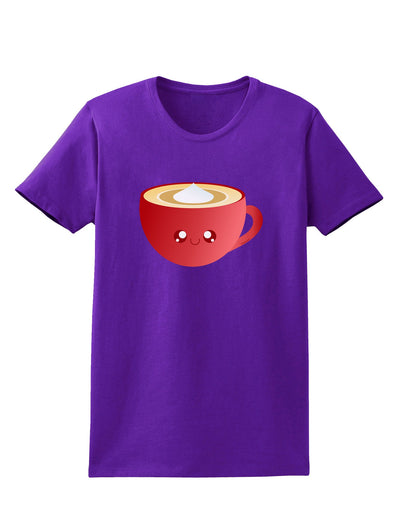 Cute Christmas Drink Eggnog Womens Dark T-Shirt-TooLoud-Purple-X-Small-Davson Sales