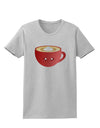 Cute Christmas Drink Eggnog Womens T-Shirt-Womens T-Shirt-TooLoud-AshGray-X-Small-Davson Sales