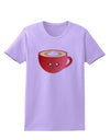 Cute Christmas Drink Eggnog Womens T-Shirt-Womens T-Shirt-TooLoud-Lavender-X-Small-Davson Sales