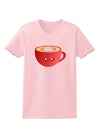 Cute Christmas Drink Eggnog Womens T-Shirt-Womens T-Shirt-TooLoud-PalePink-X-Small-Davson Sales