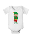 Cute Christmas Elf Boy Baby Romper Bodysuit-Baby Romper-TooLoud-White-06-Months-Davson Sales