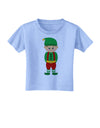 Cute Christmas Elf Boy Toddler T-Shirt-Toddler T-Shirt-TooLoud-Aquatic-Blue-2T-Davson Sales