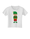 Cute Christmas Elf Boy Toddler T-Shirt-Toddler T-Shirt-TooLoud-White-2T-Davson Sales