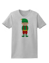 Cute Christmas Elf Boy Womens T-Shirt-Womens T-Shirt-TooLoud-AshGray-X-Small-Davson Sales