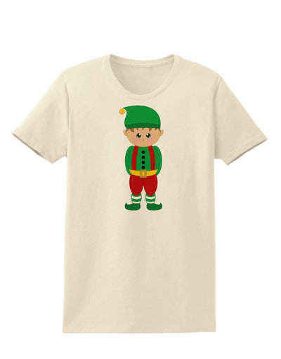 Cute Christmas Elf Boy Womens T-Shirt-Womens T-Shirt-TooLoud-Natural-X-Small-Davson Sales