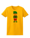 Cute Christmas Elf Boy Womens T-Shirt-Womens T-Shirt-TooLoud-Gold-X-Small-Davson Sales