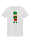 Cute Christmas Elf Boy Womens T-Shirt-Womens T-Shirt-TooLoud-White-X-Small-Davson Sales