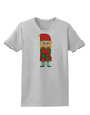 Cute Christmas Elf Girl Womens T-Shirt-Womens T-Shirt-TooLoud-AshGray-X-Small-Davson Sales