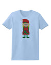 Cute Christmas Elf Girl Womens T-Shirt-Womens T-Shirt-TooLoud-Light-Blue-X-Small-Davson Sales