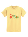 Cute Christmas Matryoshka Nesting Dolls Childrens T-Shirt-Childrens T-Shirt-TooLoud-Daffodil-Yellow-X-Small-Davson Sales