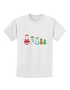 Cute Christmas Matryoshka Nesting Dolls Childrens T-Shirt-Childrens T-Shirt-TooLoud-White-X-Small-Davson Sales