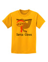 Cute Christmas Sloth - Santa Claws Childrens T-Shirt by TooLoud-Childrens T-Shirt-TooLoud-Gold-X-Small-Davson Sales