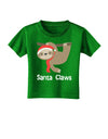 Cute Christmas Sloth - Santa Claws Toddler T-Shirt Dark by TooLoud-Toddler T-Shirt-TooLoud-Royal-Blue-2T-Davson Sales