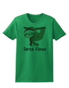 Cute Christmas Sloth - Santa Claws Womens T-Shirt by TooLoud-Womens T-Shirt-TooLoud-Kelly-Green-X-Small-Davson Sales