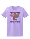Cute Christmas Sloth - Santa Claws Womens T-Shirt by TooLoud-Womens T-Shirt-TooLoud-Lavender-X-Small-Davson Sales