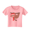 Cute Christmas Sloth with Santa Hat Toddler T-Shirt-Toddler T-Shirt-TooLoud-Candy-Pink-2T-Davson Sales