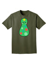 Cute Christmas Tree Matryoshka Nesting Doll Adult Dark T-Shirt-Mens T-Shirt-TooLoud-Military-Green-Small-Davson Sales