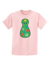 Cute Christmas Tree Matryoshka Nesting Doll Childrens T-Shirt-Childrens T-Shirt-TooLoud-PalePink-X-Small-Davson Sales