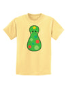 Cute Christmas Tree Matryoshka Nesting Doll Childrens T-Shirt-Childrens T-Shirt-TooLoud-Daffodil-Yellow-X-Small-Davson Sales