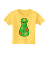 Cute Christmas Tree Matryoshka Nesting Doll Toddler T-Shirt-Toddler T-Shirt-TooLoud-Yellow-2T-Davson Sales