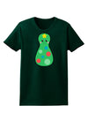 Cute Christmas Tree Matryoshka Nesting Doll Womens Dark T-Shirt-TooLoud-Forest-Green-Small-Davson Sales