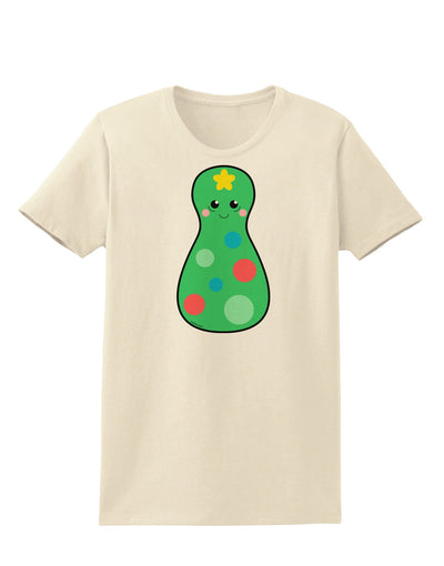 Cute Christmas Tree Matryoshka Nesting Doll Womens T-Shirt-Womens T-Shirt-TooLoud-Natural-X-Small-Davson Sales