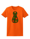 Cute Christmas Tree Matryoshka Nesting Doll Womens T-Shirt-Womens T-Shirt-TooLoud-Orange-X-Small-Davson Sales