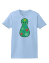 Cute Christmas Tree Matryoshka Nesting Doll Womens T-Shirt-Womens T-Shirt-TooLoud-Light-Blue-X-Small-Davson Sales