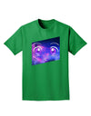 Cute Cosmic Eyes Adult Dark T-Shirt-Mens T-Shirt-TooLoud-Kelly-Green-Small-Davson Sales